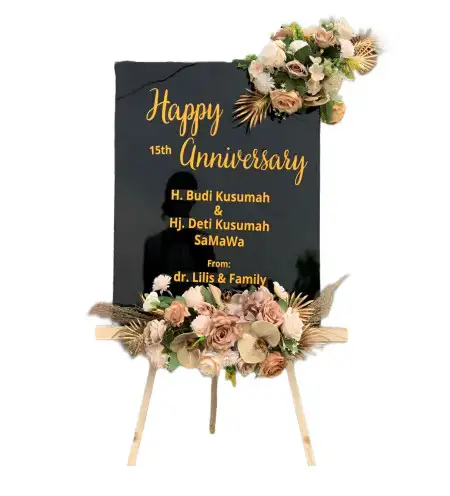 Papan Bunga Akrilik Dempelan