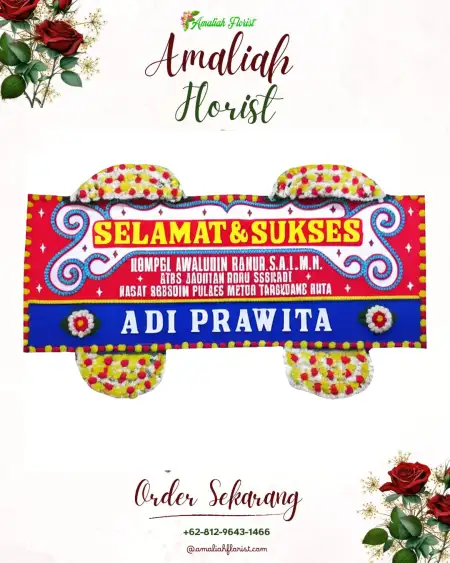 Papan Bunga Ucapan Selamat Dempelan