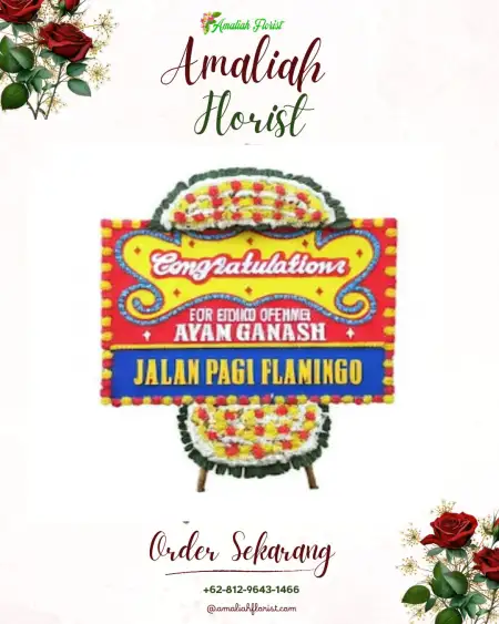 Sewa Papan Bunga Dempelan